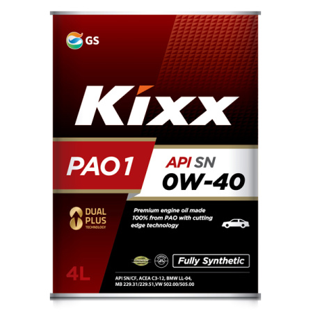 KIXX PAO 1 SN/CF 0w40 4л (4)