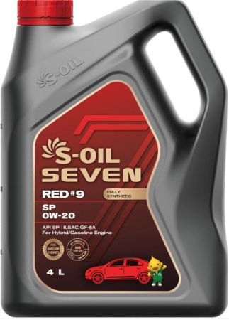 S-OIL 7 RED#9 SP 0w-20 4л синтетика (4)