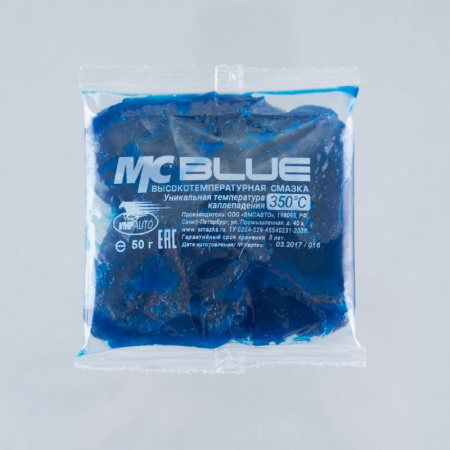 Смазка высокотемпературная MC 1510 BLUE    50г стик-пакет синяя (100) VMPAUTO