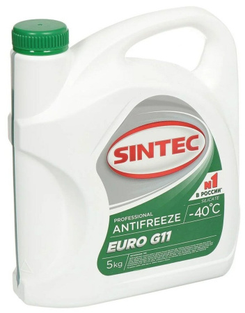 Sintec Антифриз Euro G11 зеленый 5 кг (4) (800523)