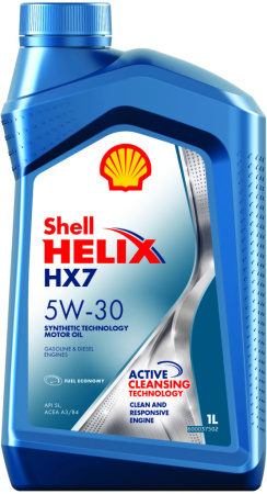 SHELL Helix HX7 5w30 1л (12)