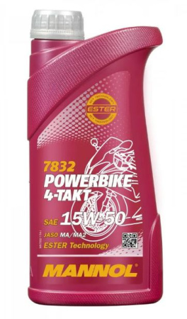 MANNOL 7832 4 TAKT Powerbike 15w50 1л (20)