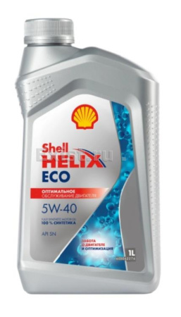 SHELL Helix ECO 5w40 1л (12)