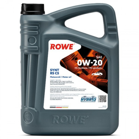 ROWE HIGHTEC SYNT RS C5 SAE 0W-20 5л (4)