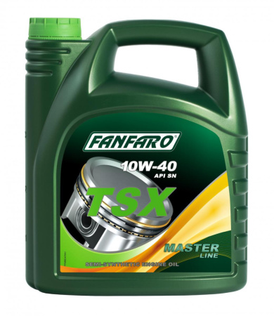 Fanfaro 6502 TSX SAE 10w40 API SL/CF 5л (пластик) (4)