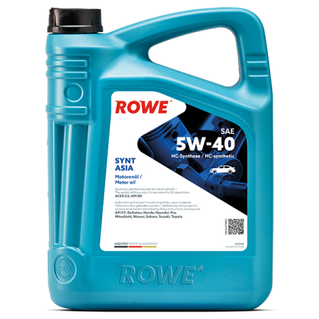 ROWE HIGHTEC SYNT ASIA SAE 5W-40 4л (4)