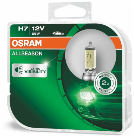 Лампа Osram H7 12V55W 64210 ALL SEASON EURO