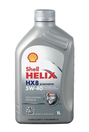 SHELL Helix HX8 Synthetic 5w40 1л (12)