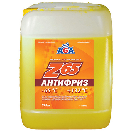 AGA044Z Антифриз желтый Z65 10кг
