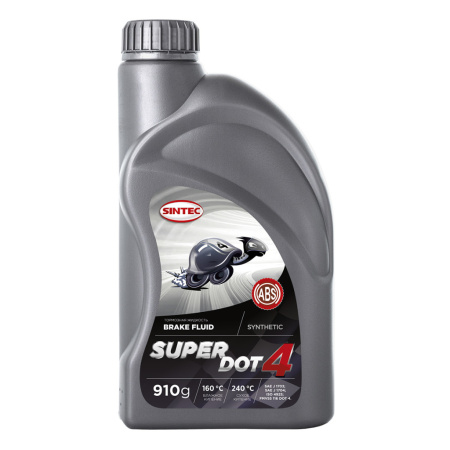 Жидкость тормозная Sintec SUPER DOT-4 910 г.(15)