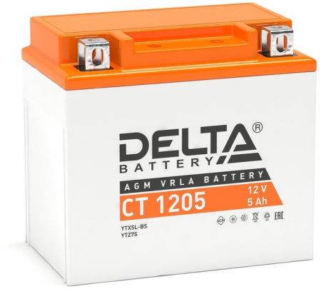 5 Аккумулятор (мото) DELTA 1205 СТ о.п.