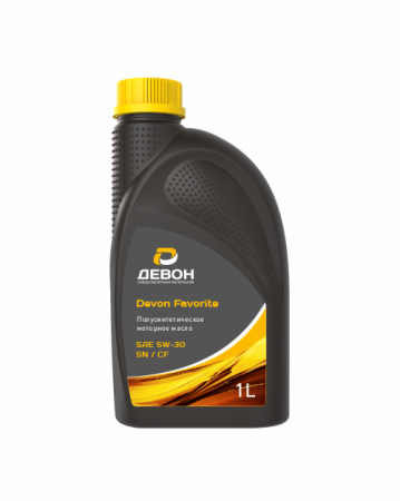 Девон Favorite SAE 5W30 SN A3/B4 1л (20) (стар КССС 338661572)