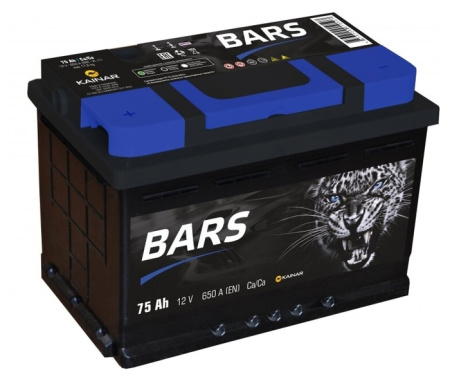 Аккум-р 6 СТ-75 АПЗ BARS п.п