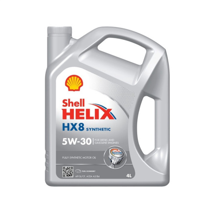 SHELL Helix HX8 Synthetic 5w30 A3/B4 4л (4)
