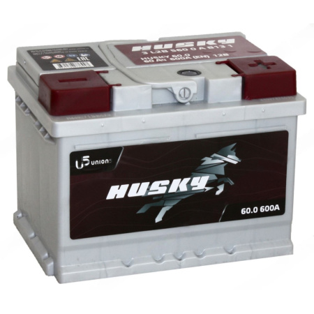 Аккумулятор HUSKY 6СТ - 60 о.п. 600А низ. 