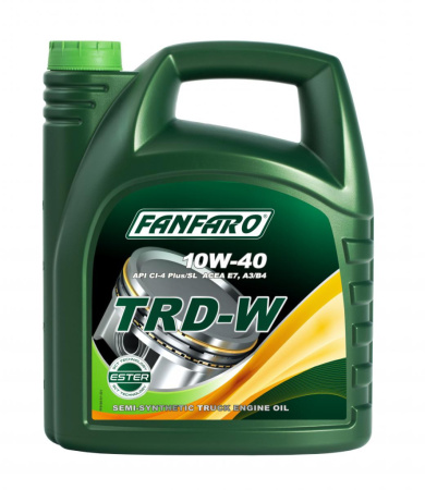 *Fanfaro 6105 TRD-W SAE 10w40 API CI-4/SL ACEA E7/A3/B3/B4 5л (4)