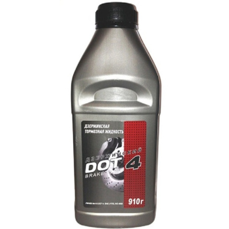 Жидкость тормозная Дзержинский DOT-4 910 г. (12) 