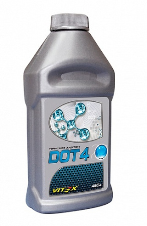 Жидкость тормозная Vitex ДОТ-4 (флакон 455 гр) (25/200)