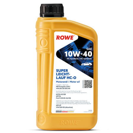 ROWE HIGHTEC SUPER LEICHTLAUF HC-O SAE 10W-40 1л (12)