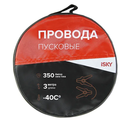 Провода прикуривания 350А (3м) сумка IJL-350 iSky (12)