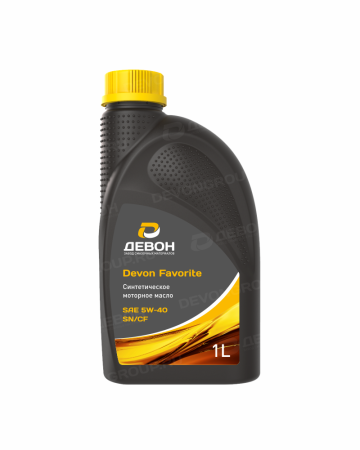 Девон Favorite SAE 5W40 SN A3/B4 1л (20)