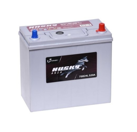 Аккумулятор HUSKY ASIA 6СТ - 55 о.п. 520А(75B24L) 