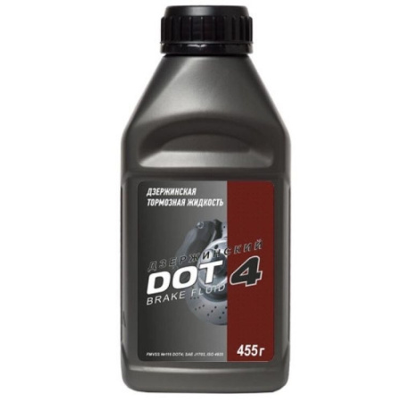 Жидкость тормозная Дзержинский DOT-4 455 г. (25)