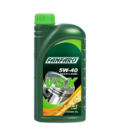 Fanfaro 6702 VSX SAE 5w40 API SN/CH A3/B4 1л (пластик) (20)