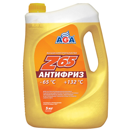 AGA043Z Антифриз желтый Z65 5кг (3)