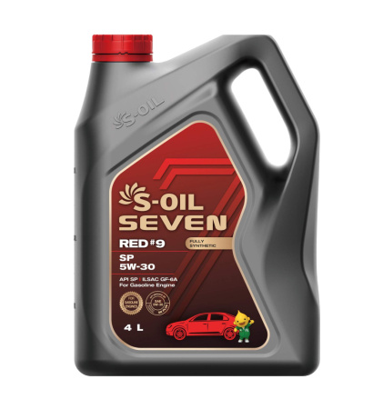 S-OIL 7 RED#9 SP/SN Plus 5w-30 4л синтетика (4)