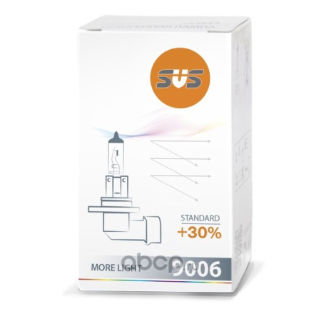 Лампа галогенная 12V SVS HB4 P22d 55W Standard 30%
