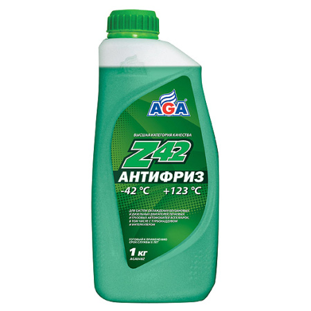 AGA048Z Антифриз зеленый Z42 1кг (10)