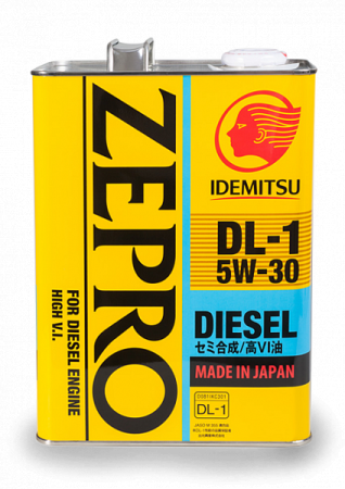 IDEMITSU ZEPRO DIESEL DL-1 5W30 C2-08 4л п/синт (6)