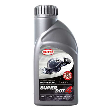 Жидкость тормозная Sintec SUPER DOT-4 455 г.(25)