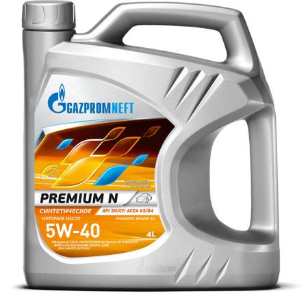 Gazpromneft Premium N 5w40 SN/CF 4л син (3)