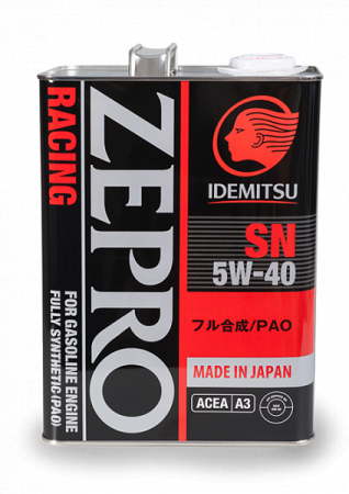 IDEMITSU ZEPRO RACING SN 5W40 4л синт (6)
