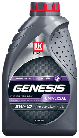 ЛУКОЙЛ GENESIS UNIVERSAL 5w40 1л (12)/(324)