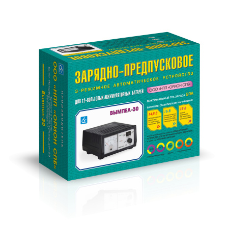 Зарядное устройство Орион"Вымпел-30"(0-20А,3-хреж.