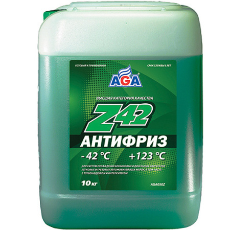AGA050Z Антифриз зеленый Z42 10кг