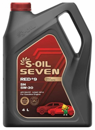 S-OIL 7 RED#9 SN 5w-30 4л.синтетика (4)
