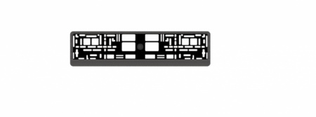 Рамка под номерной знак цвет карбон (темный) AVS RN-04 (50)