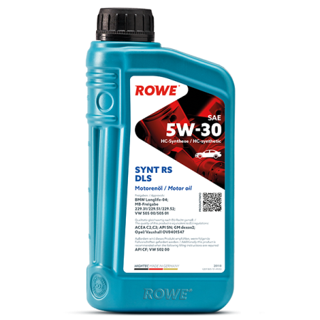 ROWE HIGHTEC SYNT RS DLS С2/С3 SAE 5W-30 1л (12)