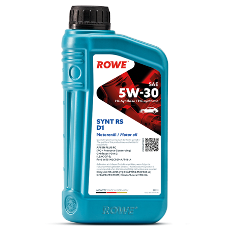 ROWE HIGHTEC SYNT RS D1 SAE 5W-30 GF-5/6 1л (12)