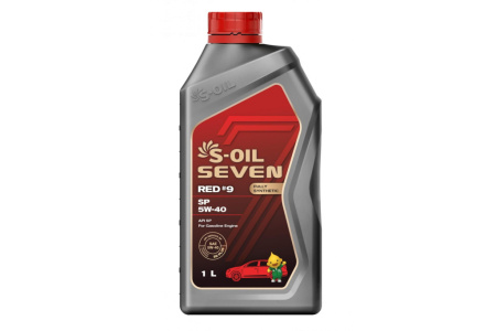 S-OIL 7 RED#9 SP/SN Plus 5w-40 1л синтетика (12)