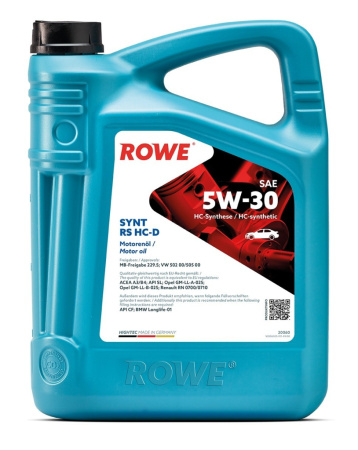 ROWE HIGHTEC SYNT RS HC-D SAE 5W-30 5л (4)