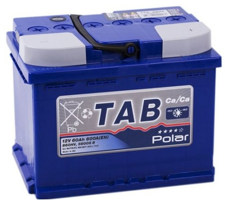 Аккум-р TAB Polar BLUE 60 о.п. 242*175*190 (ток 600)