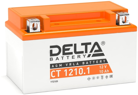 10 Аккумулятор (мото) DELTA 1210.1 СТ п.п.