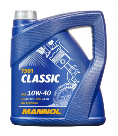 MANNOL 7501 Classic 10w40 п/с 4л (4)