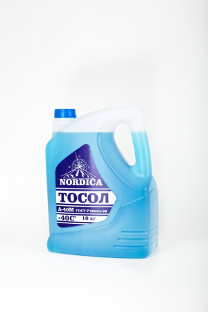 Тосол А -40М NORDICA (канистра 10 кг) (Только для розницы)(2/100)