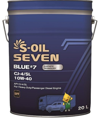 S-OIL 7 BLUE#7 CI-4/SL 10w-40 20л
